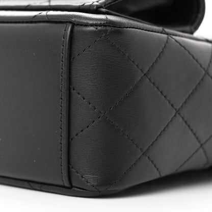 Chanel Lambskin Quilted CC Mini Classic Backpack So Black 10 of 11