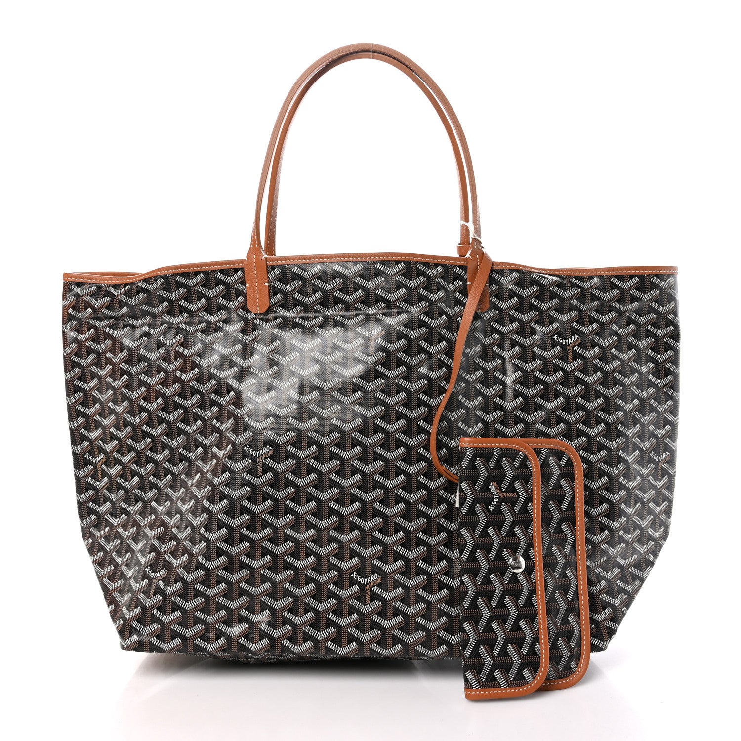 Goyard Goyardine Saint Louis GM Black Gold 3 of 11