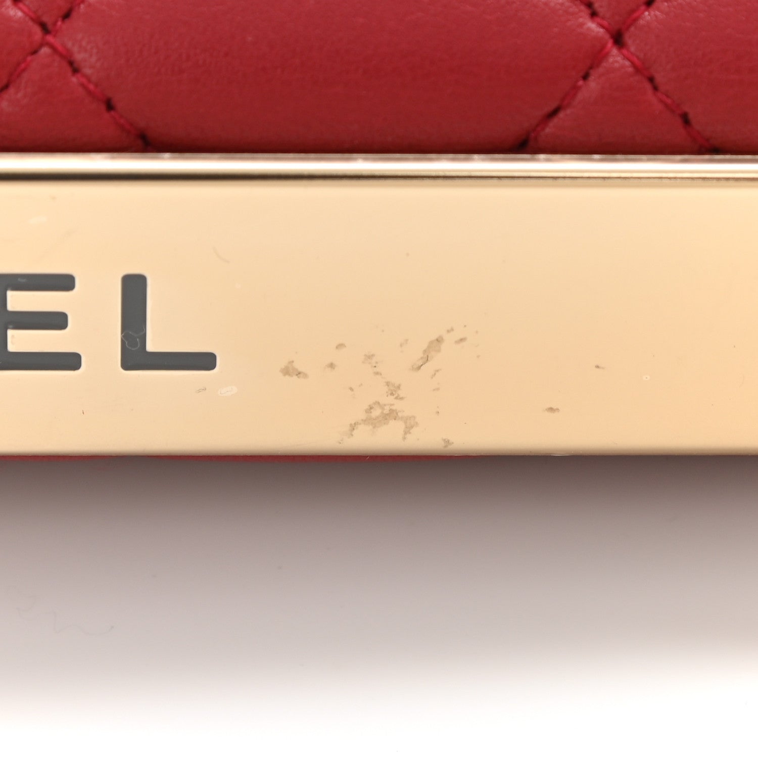 Chanel Lambskin Quilted Trendy CC Wallet On Chain WOC Red 11 of 11