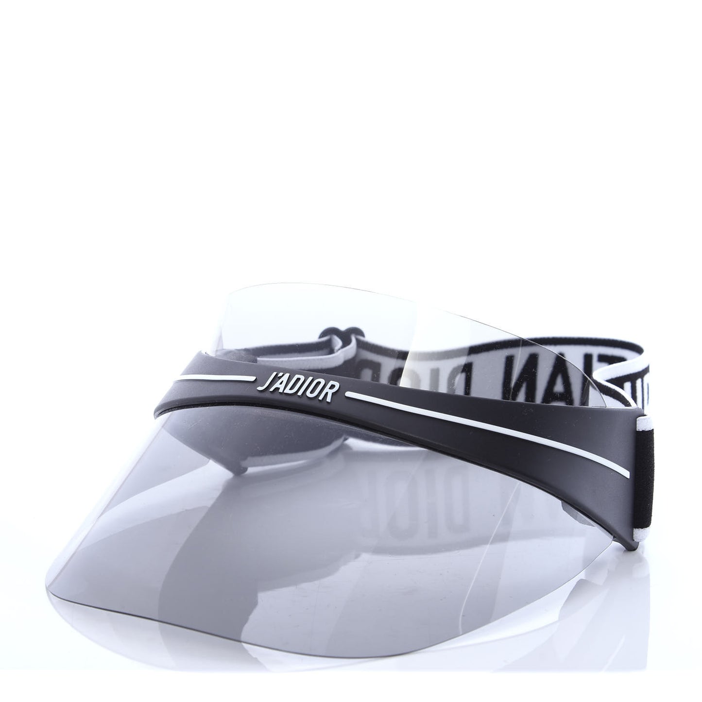 Mirrored DiorClub1 Sun Visor Silver