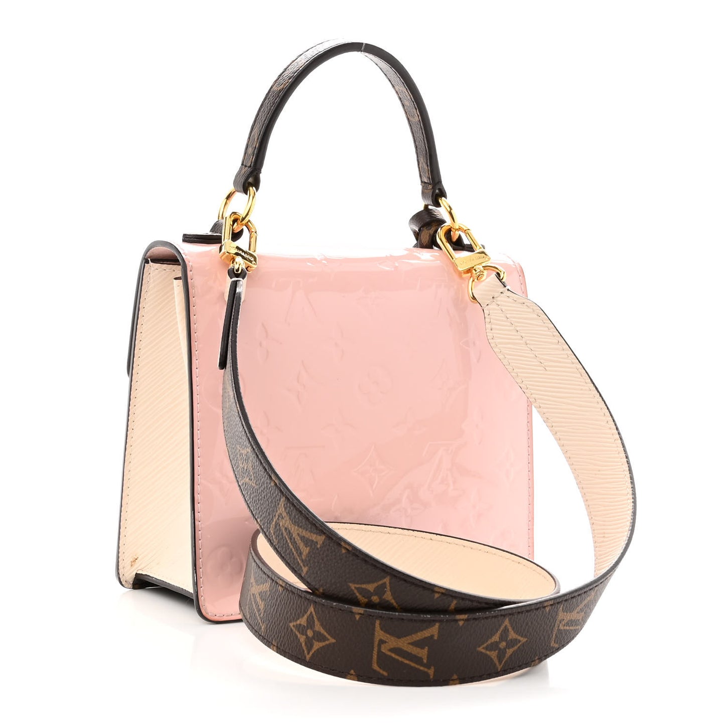 Vernis Epi Monogram Spring Street Rose Ballerine