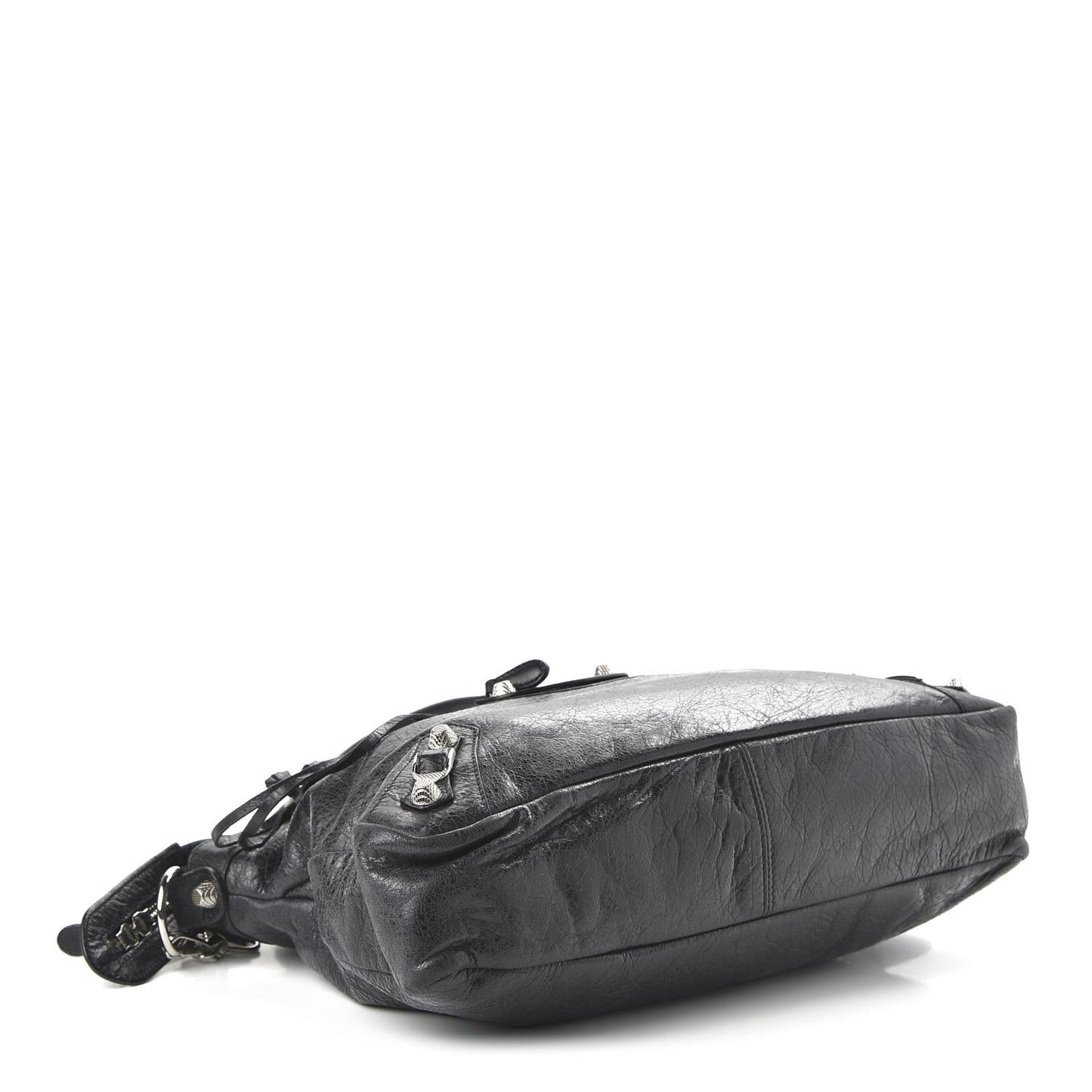 Agneau Giant 12 Silver Hardware Town Black