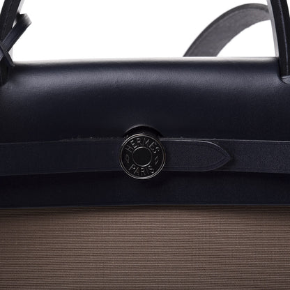 Hermes Vache Hunter Toile Herbag Zip 31 PM Etoupe Ebene 9 of 13