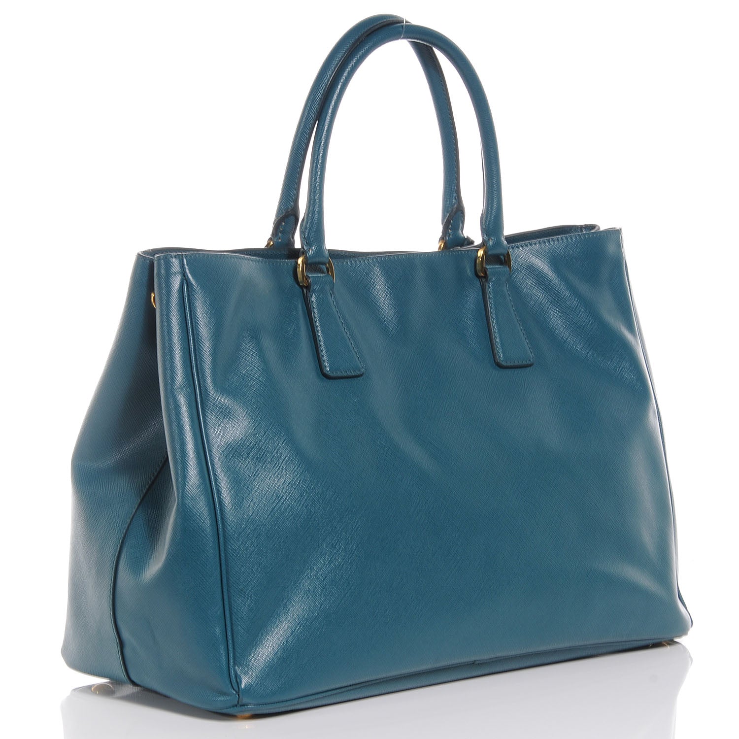 Prada Saffiano Lux Large Tote Ottanio 3 of 9