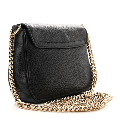 Gucci Pebbled Calfskin Small Soho Flap Crossbody Black 3 of 15