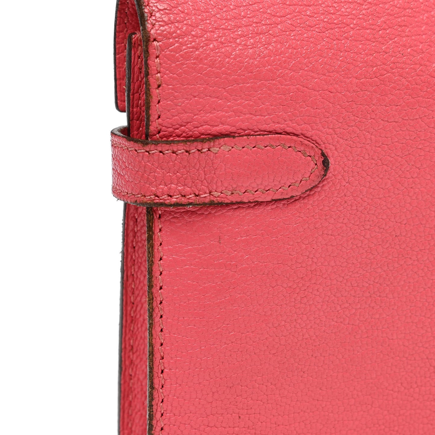 Chevre Mysore Kelly Longue Wallet Rose Azalee