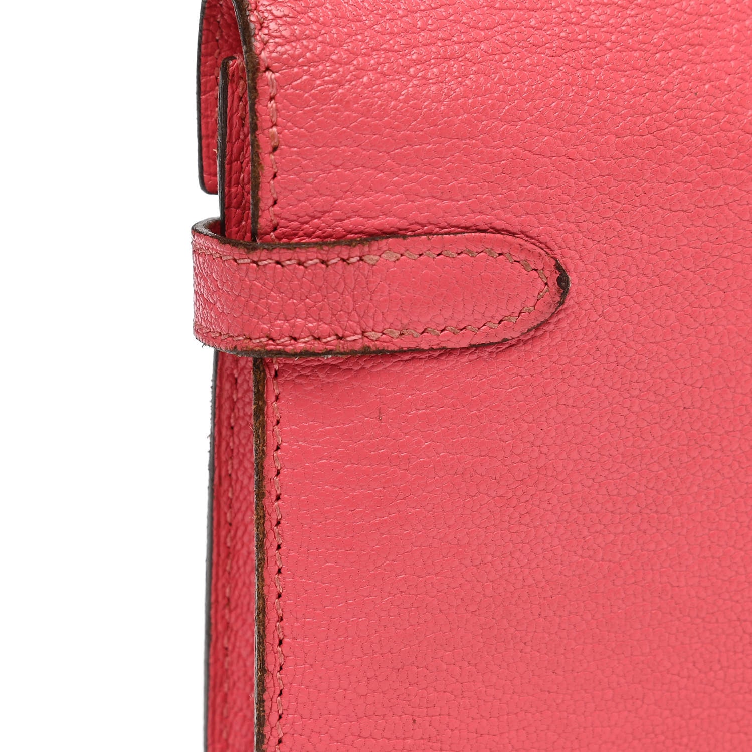 Hermes Chevre Mysore Kelly Longue Wallet Rose Azalee 13 of 17