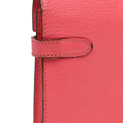 Hermes Chevre Mysore Kelly Longue Wallet Rose Azalee 13 of 17