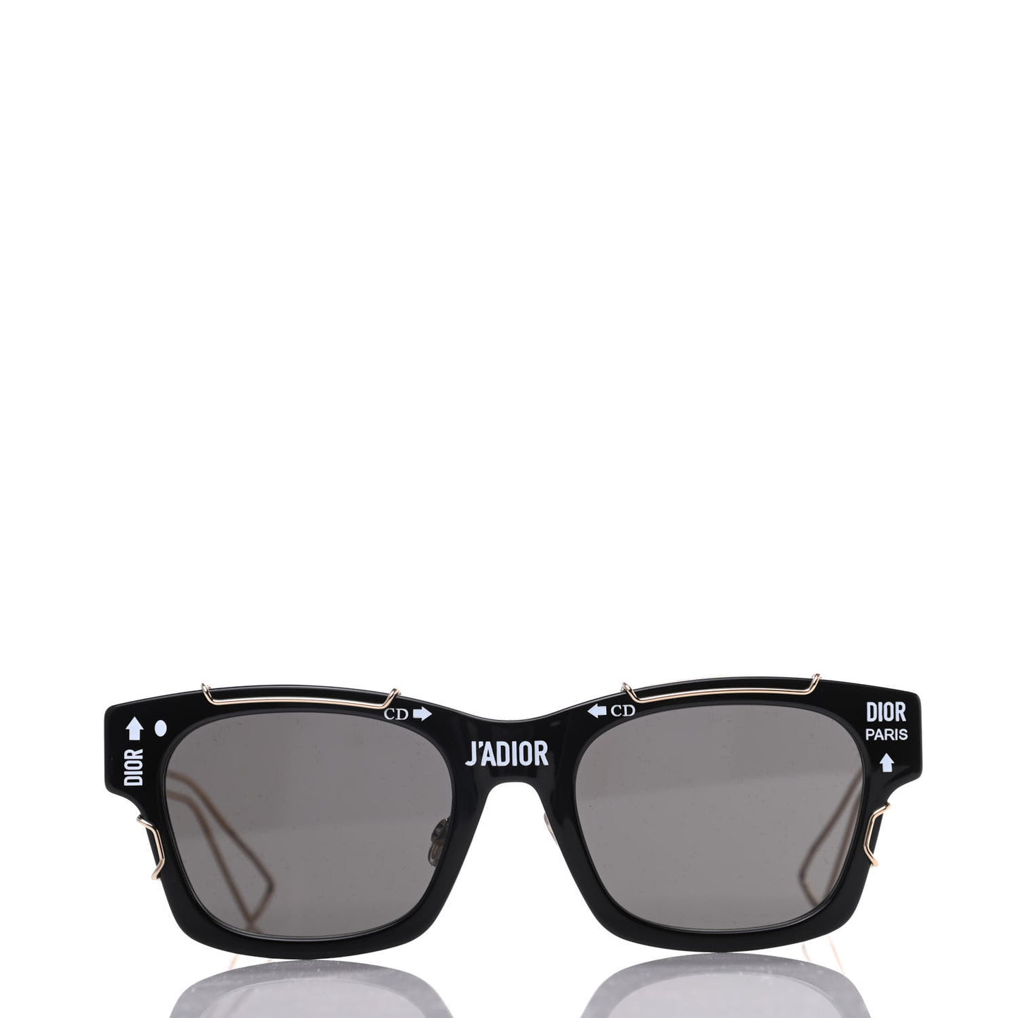 Acetate J'adior Sunglasses Black