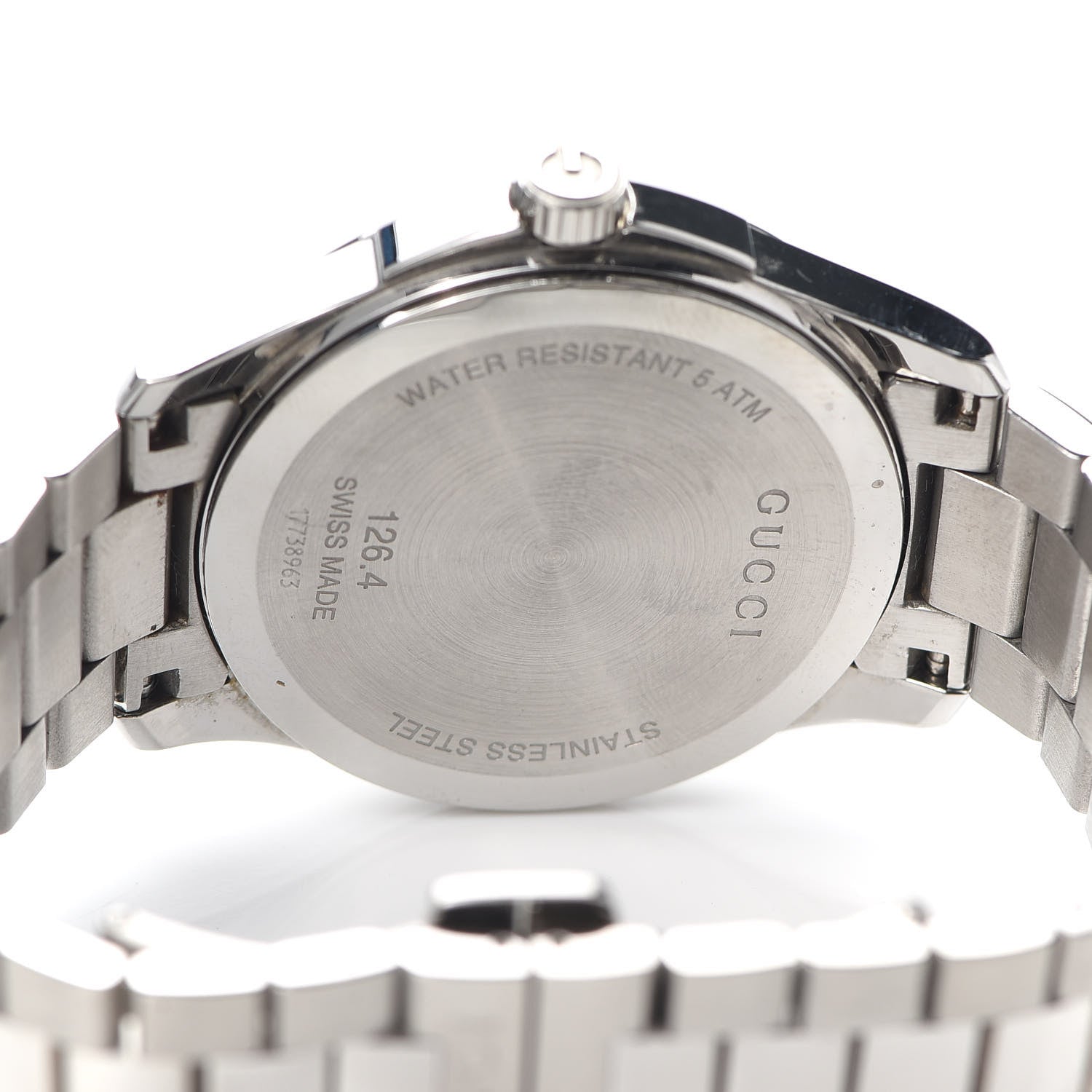 Gucci Stainless Steel 38mm G-Timeless Quartz Watch 4 of 7