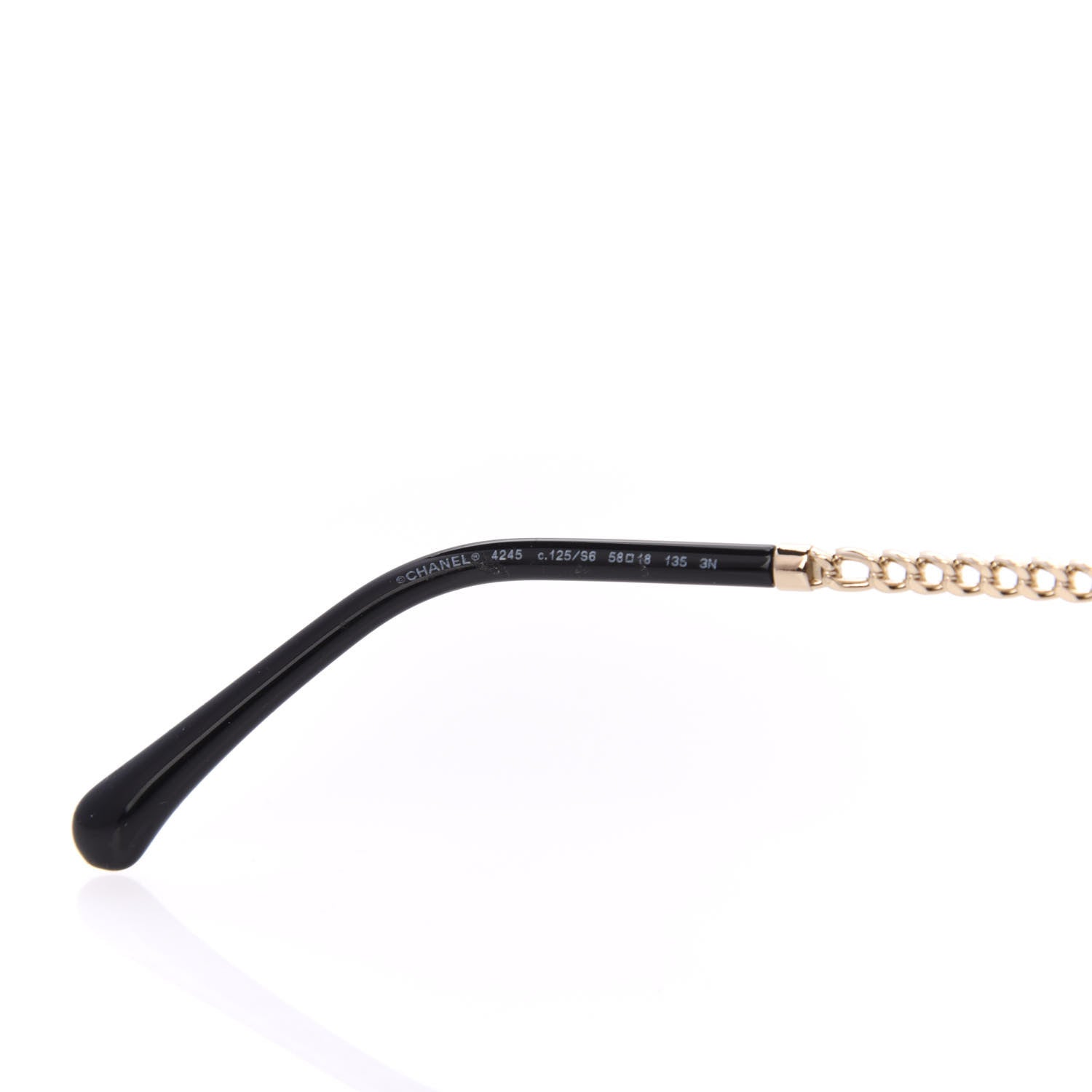 Chanel Round Chain Sunglasses 4245 Gold 5 of 8