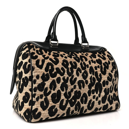 Louis Vuitton Jacquard Velvet Leopard Print Stephen Sprouse Speedy 2 of 10