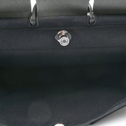 Hermes Toile Vache Hunter Herbag Zip 50 MM Black 5 of 10