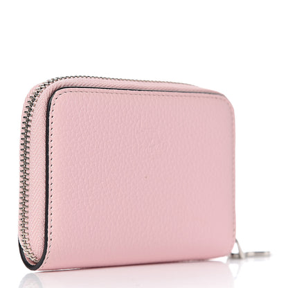 Christian Louboutin Calfskin Studded Panettone Coin Purse Pompadour 3 of 9