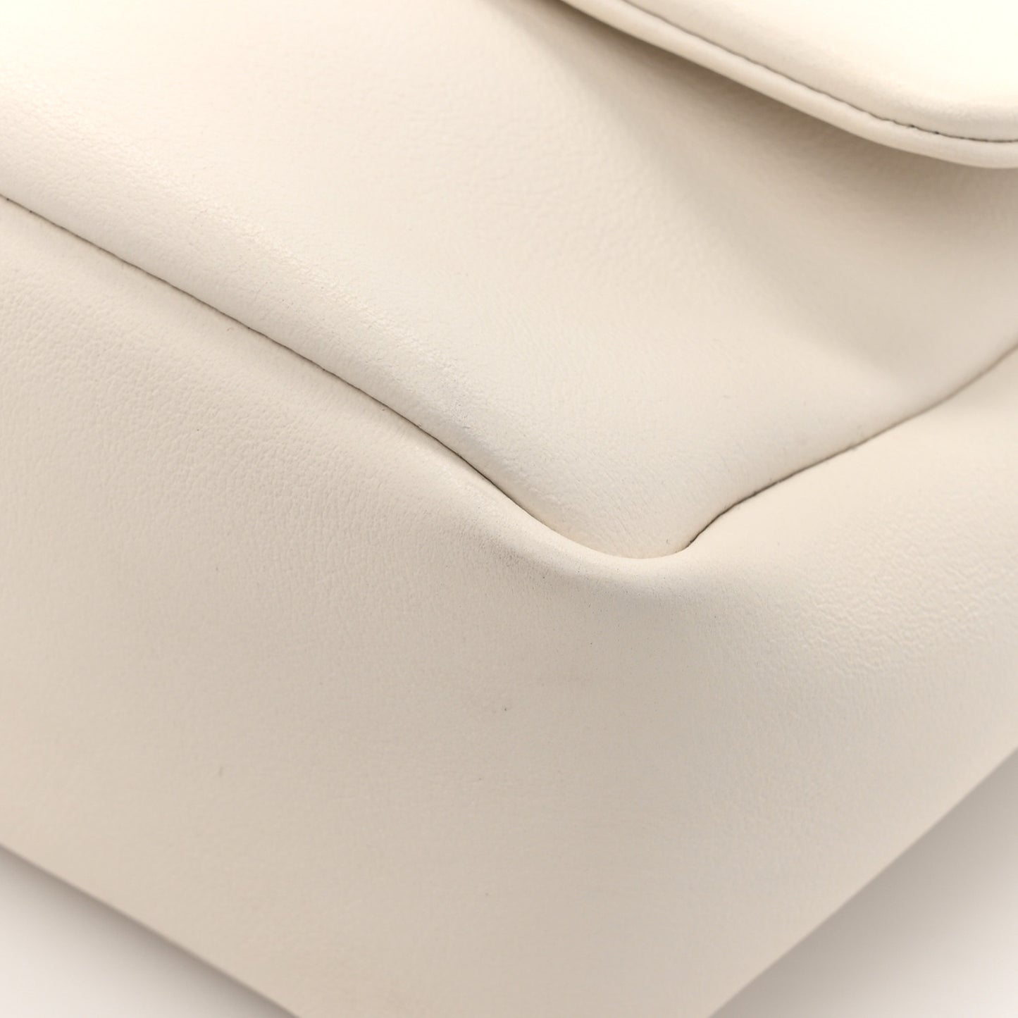 Calfskin Natalia Chain Bag White