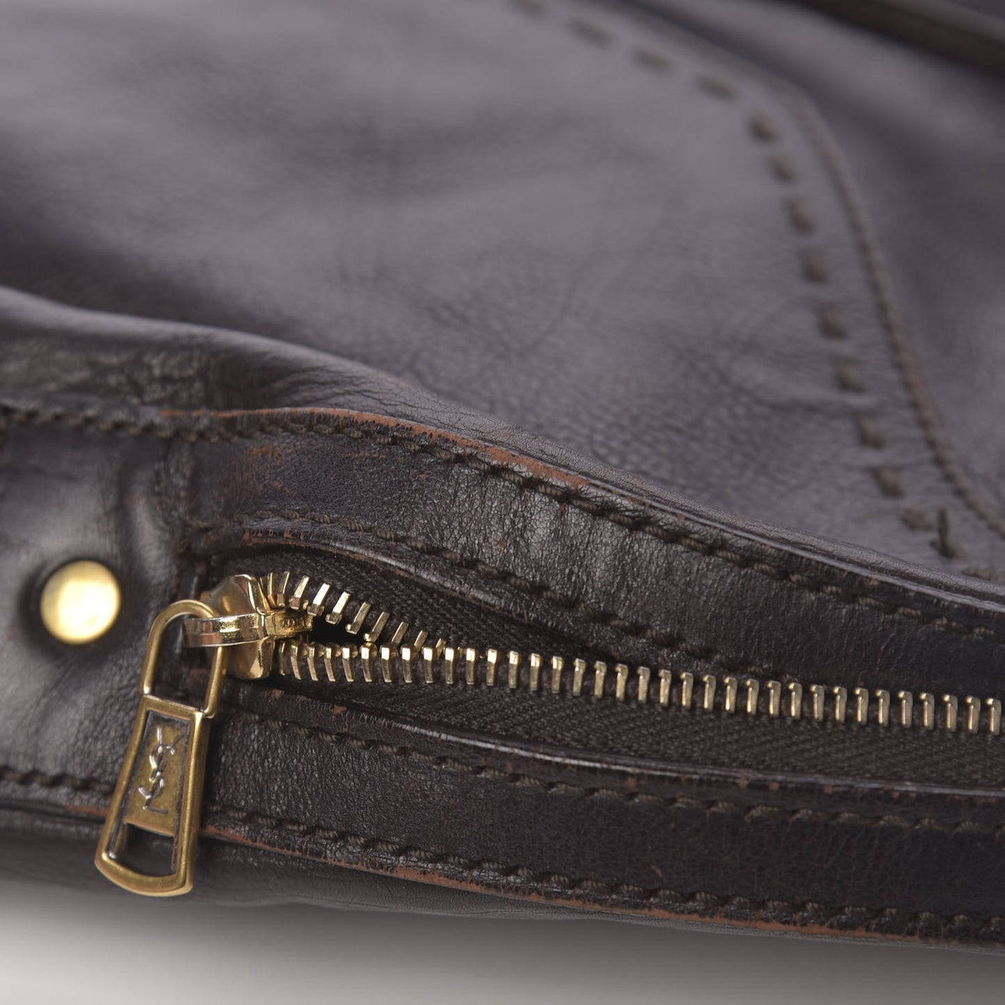Calfskin Oversized Muse Brown