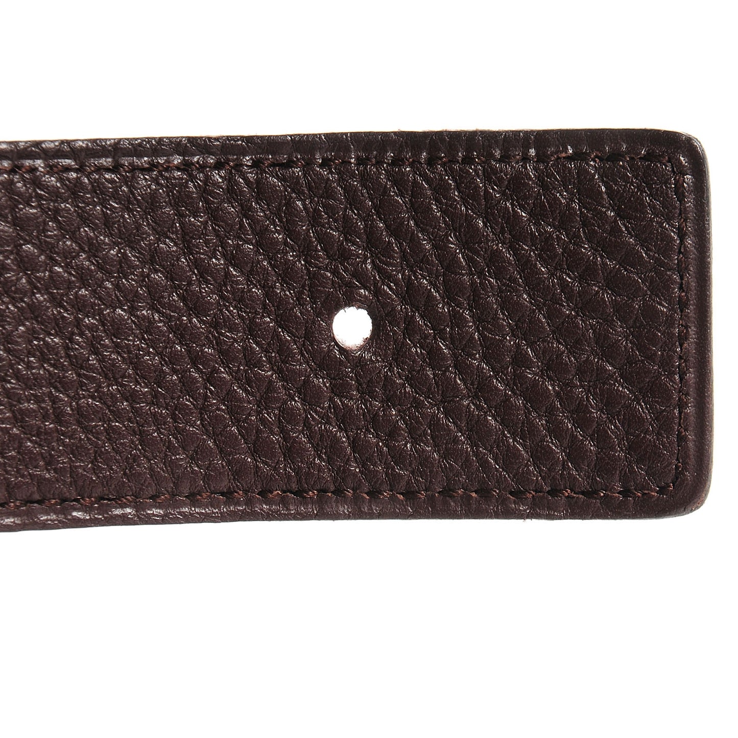 Box Togo Reversible Martelee Constance 40mm H Belt 100 Noir Chocolate