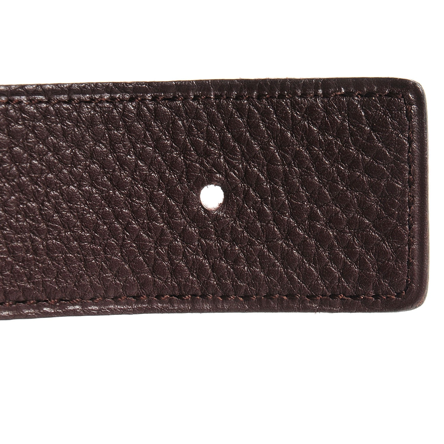 Hermes Box Togo Reversible Martelee Constance 40mm H Belt 100 Noir Chocolate 12 of 13