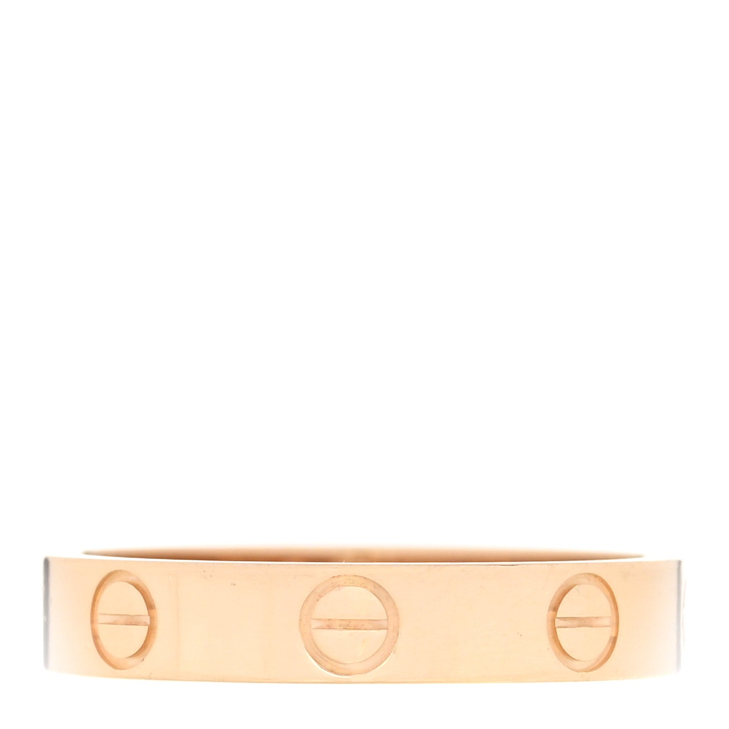 Cartier 18K Yellow Gold 3.5mm LOVE Wedding Band Ring 54 6.75 1 of 4