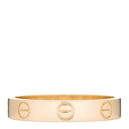Cartier 18K Yellow Gold 3.5mm LOVE Wedding Band Ring 55 7.25 1 of 4
