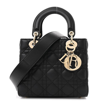 Christian Dior Lambskin Cannage Small My ABCDior Lady Dior Black 1 of 12