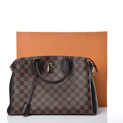 Louis Vuitton Cuir Taurillon Damier Ebene Normandy Black 9 of 9