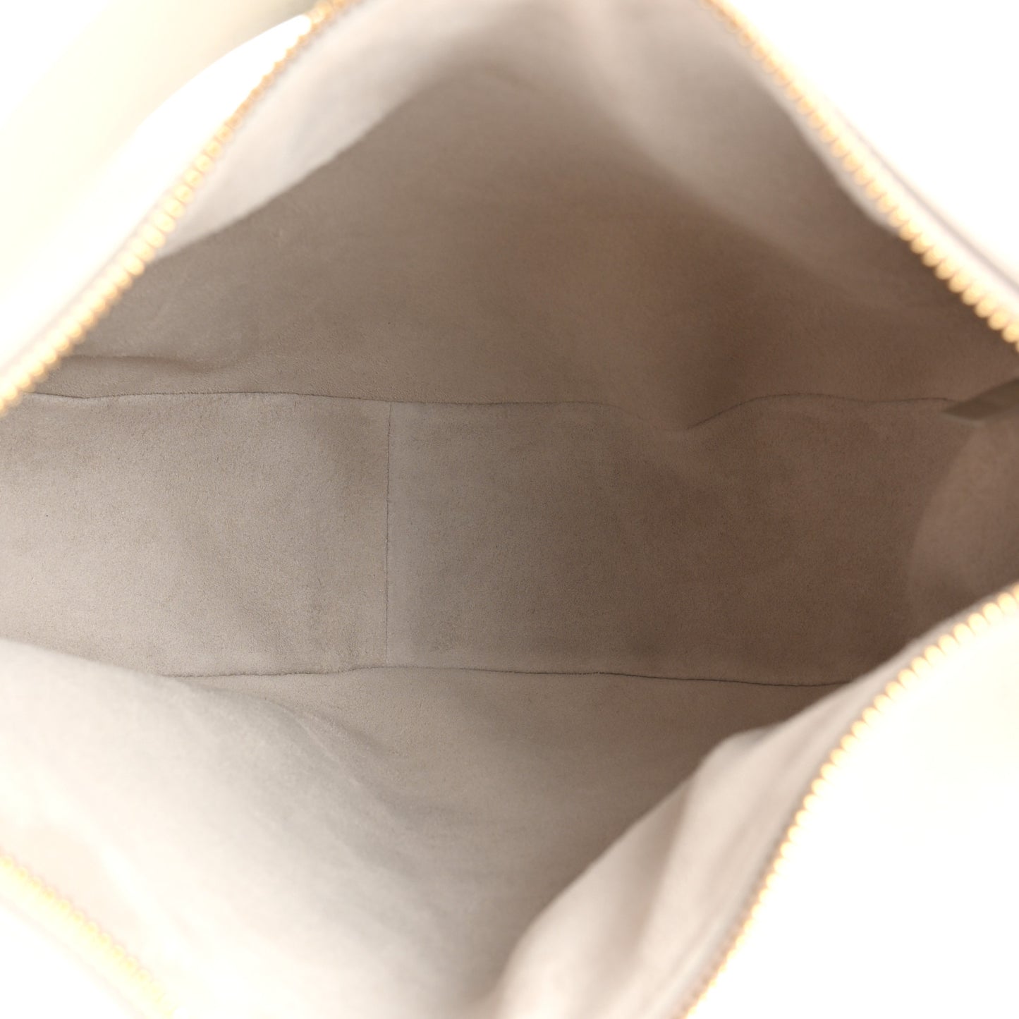 Supple Calfskin Cuir Triomphe Heloise Shoulder Bag Light Stone