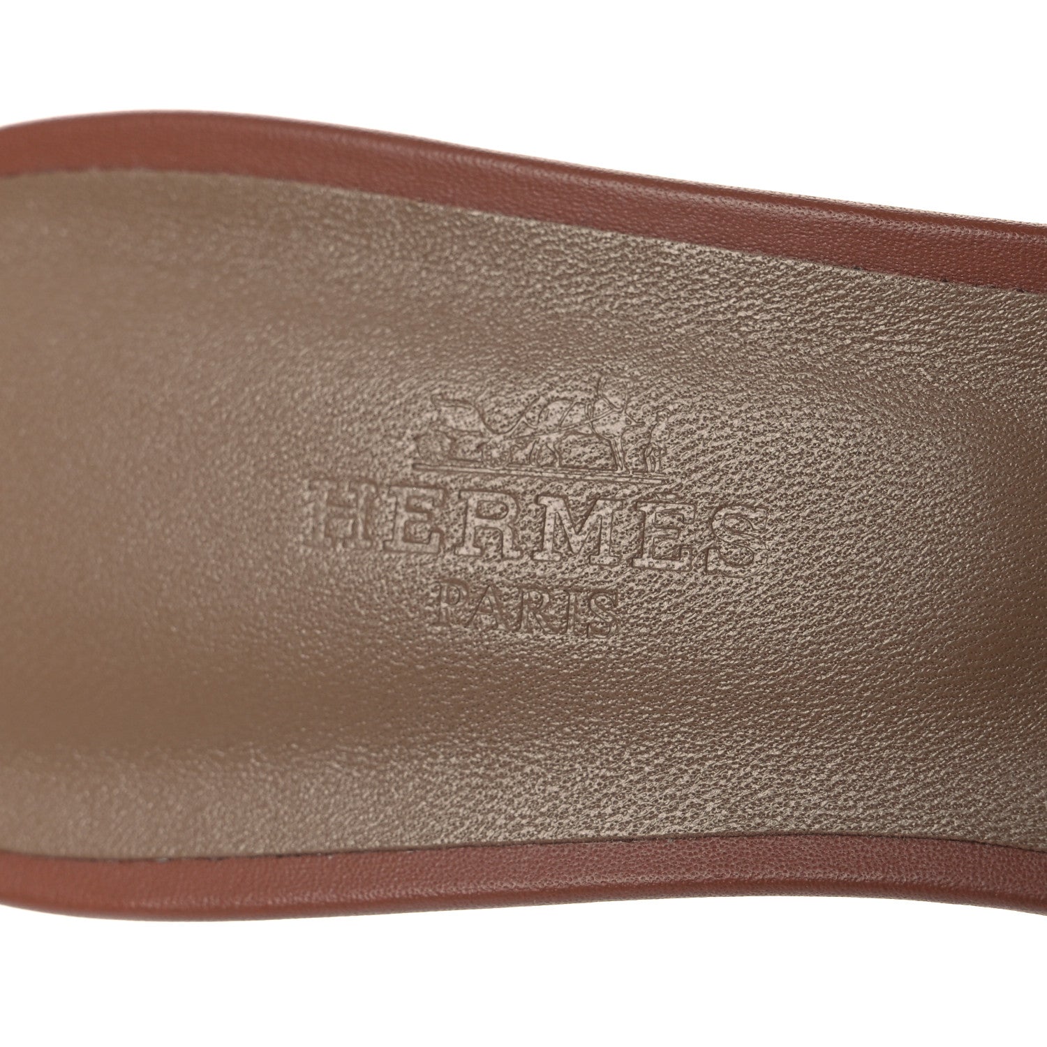 Hermes Calfskin Oasis Sandals 36.5 Gold 9 of 11
