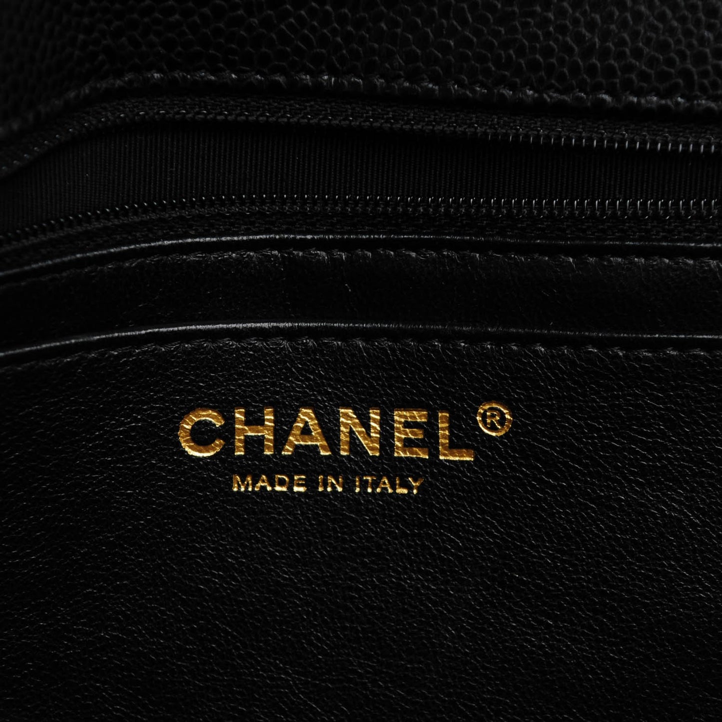 Caviar Quilted Jumbo Single Flap Black