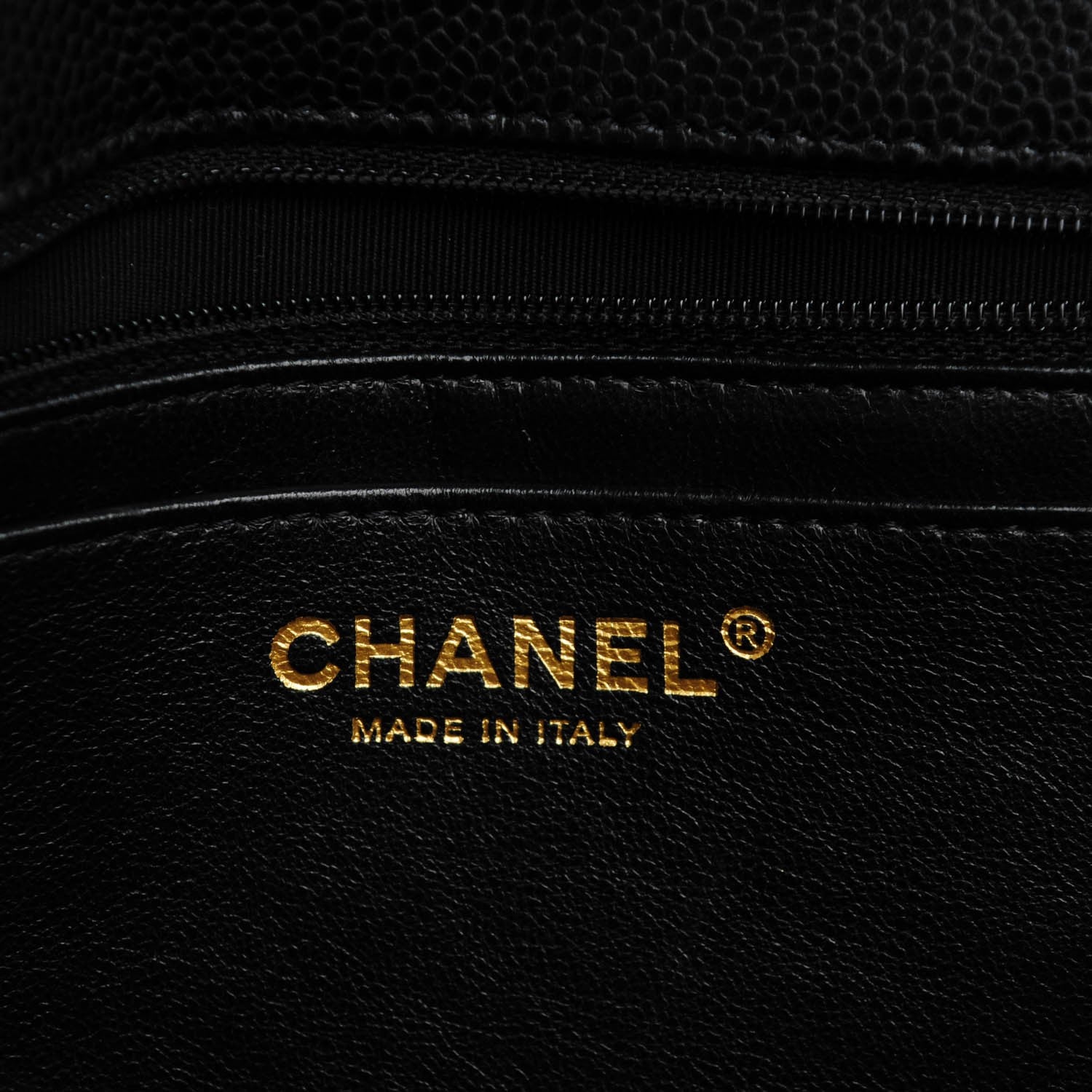Chanel Caviar Quilted Jumbo Single Flap Black 6 of 7