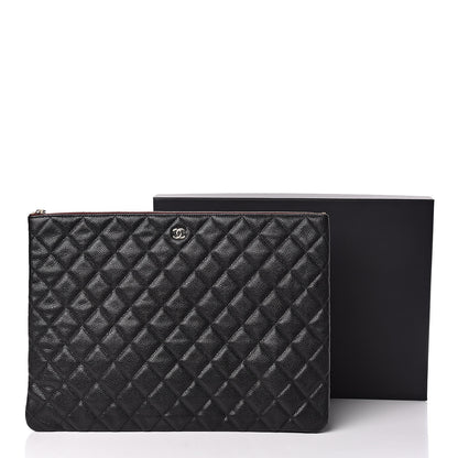 Chanel Caviar Quilted XL Cosmetic Case Black 11 of 11