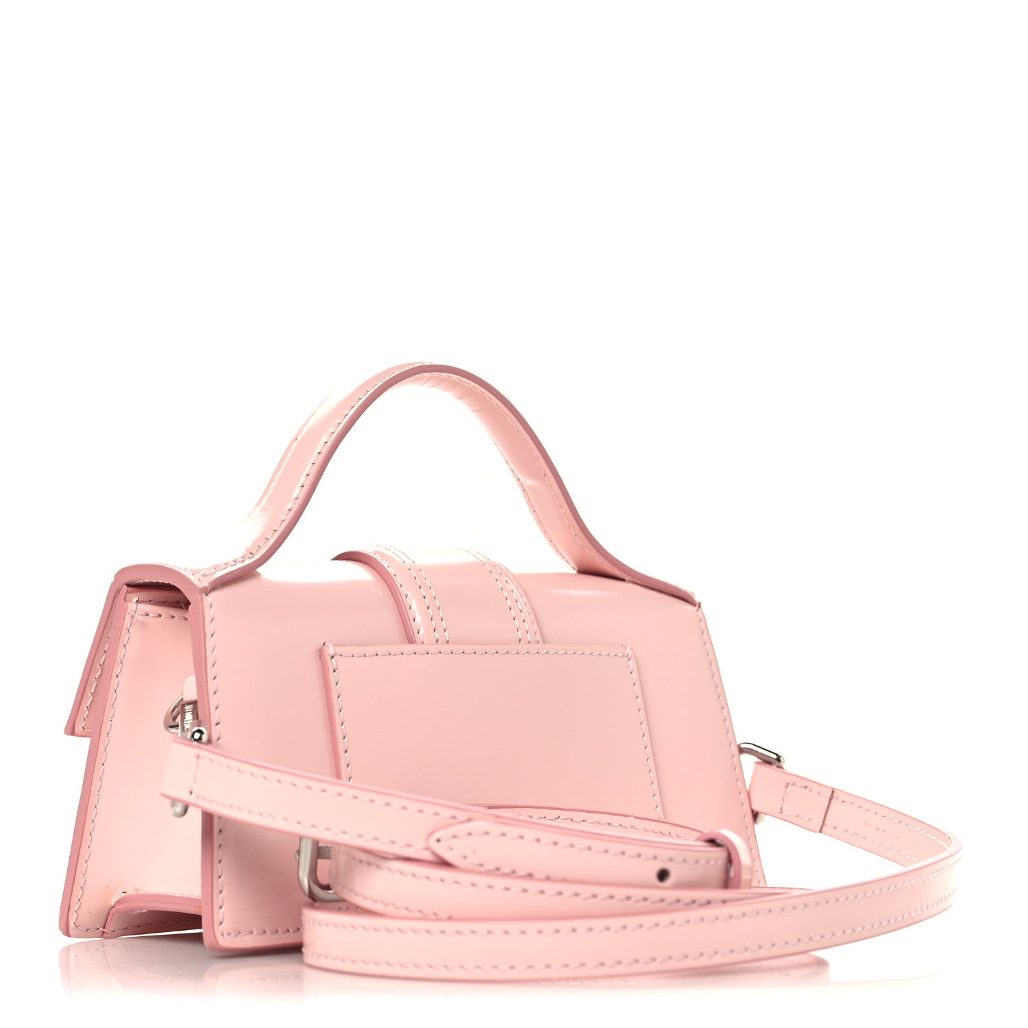 Jacquemus Glazed Calfskin Le Bambino Pale Pink 3 of 9