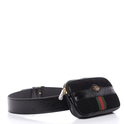 Gucci Suede Patent Ophidia Belted iPhone Case 95 38 Black 4 of 10