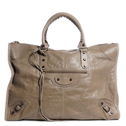Balenciaga Agneau Classic Hardware Weekender Papyrus 1 of 11