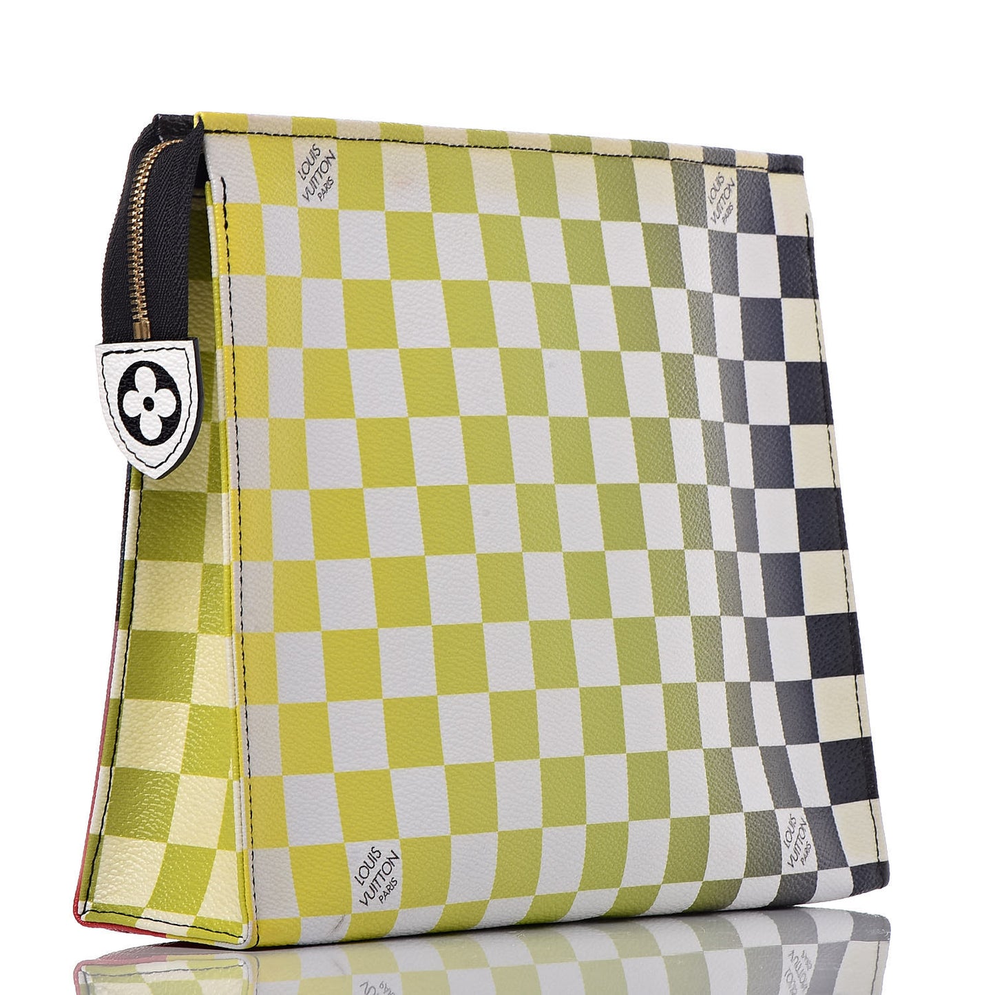 Damier Race Toiletry Pouch 26 Black Rose