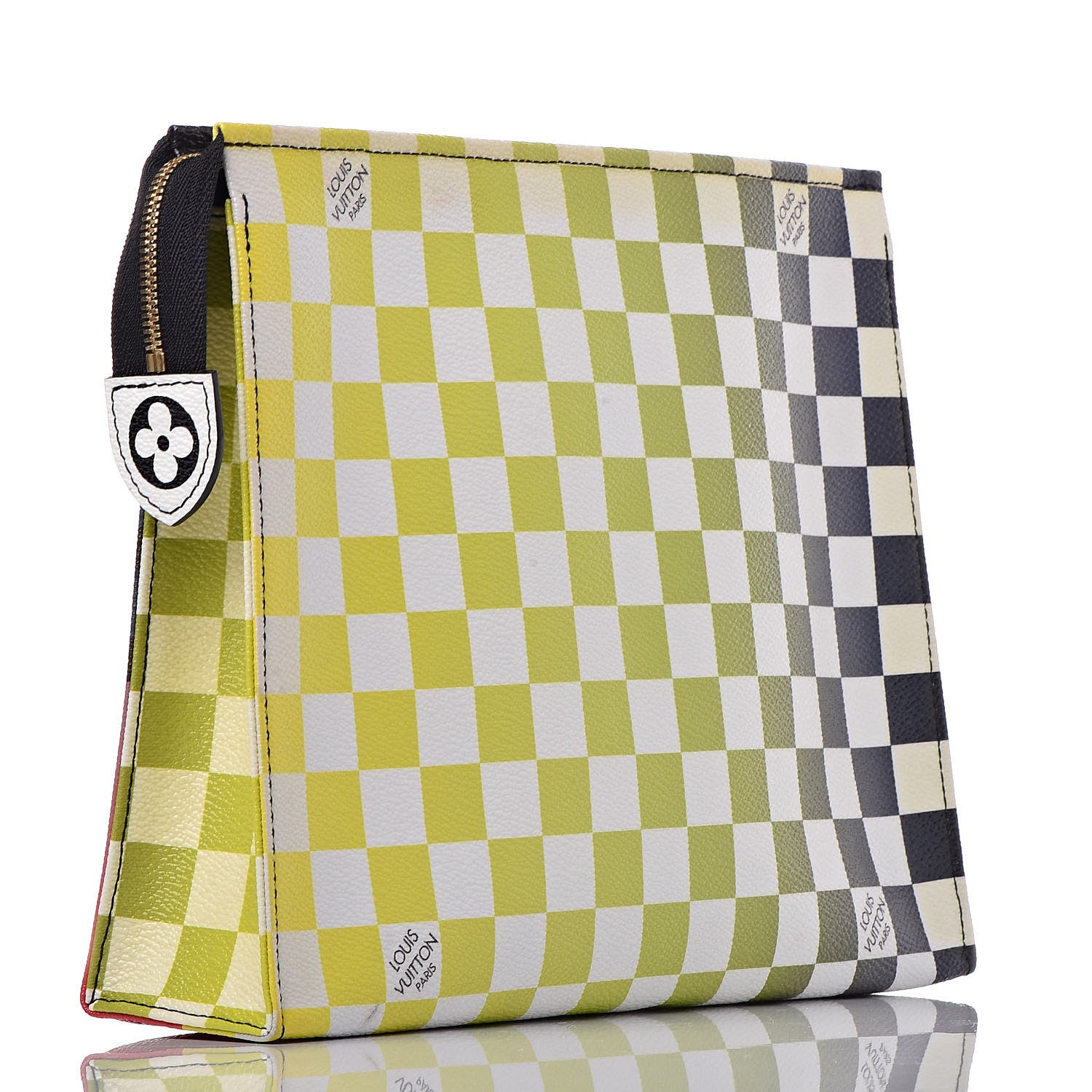 Louis Vuitton Damier Race Toiletry Pouch 26 Black Rose 3 of 11