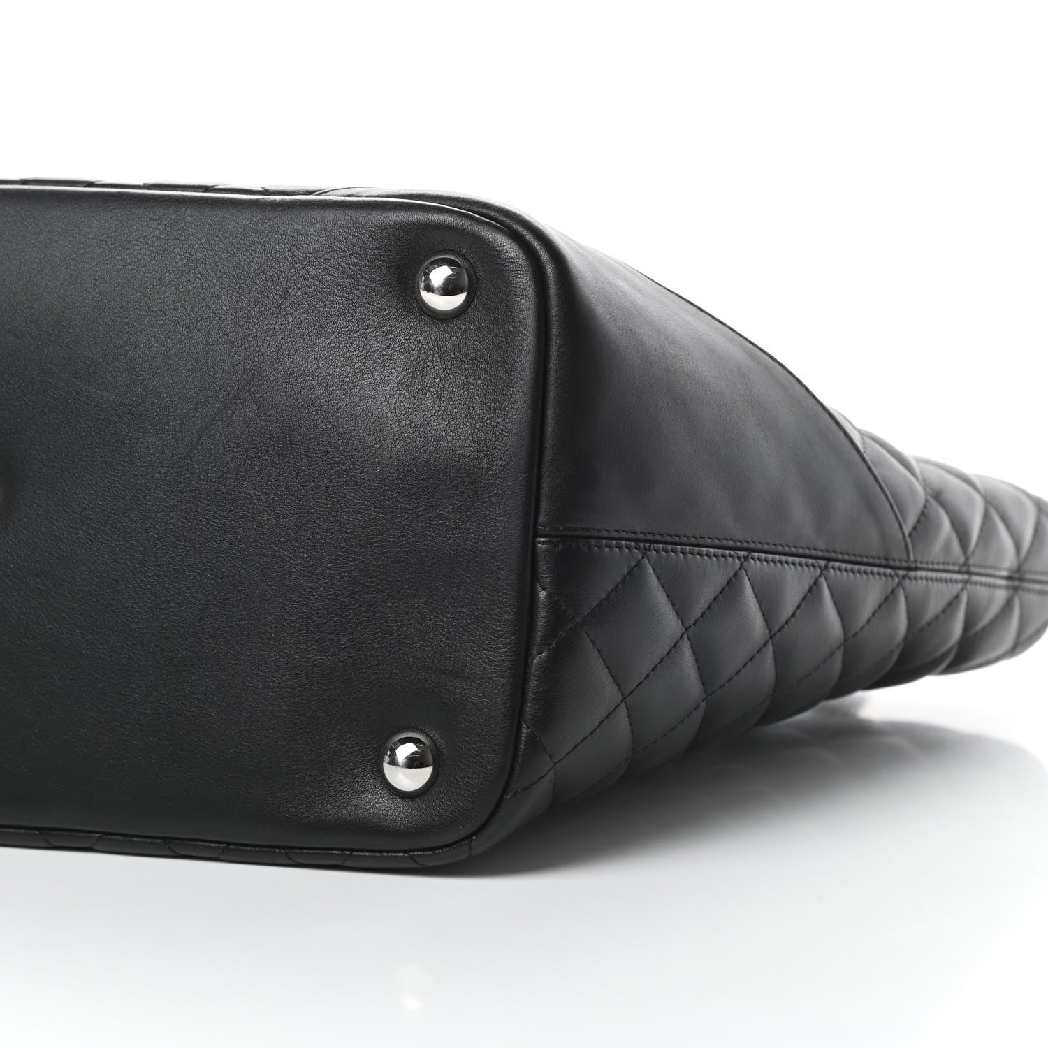 Chanel Calfskin Quilted Large Cambon Tote Black 10 of 11