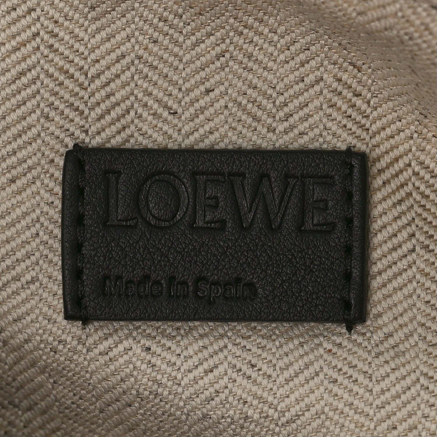 Loewe Calfskin Small Puzzle Edge Bag Black 6 of 11