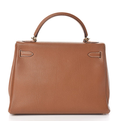 Hermes Togo Kelly Retourne 32 Gold 4 of 36