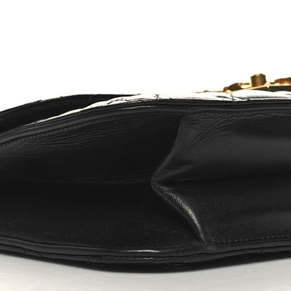 Christian Dior Lambskin Cannage Large Dioraddict Flap Bag Black 8 of 10