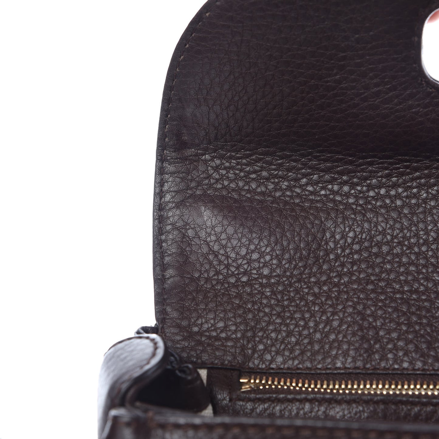 Monogram Medium New Bamboo Top Handle Bag Dark Brown