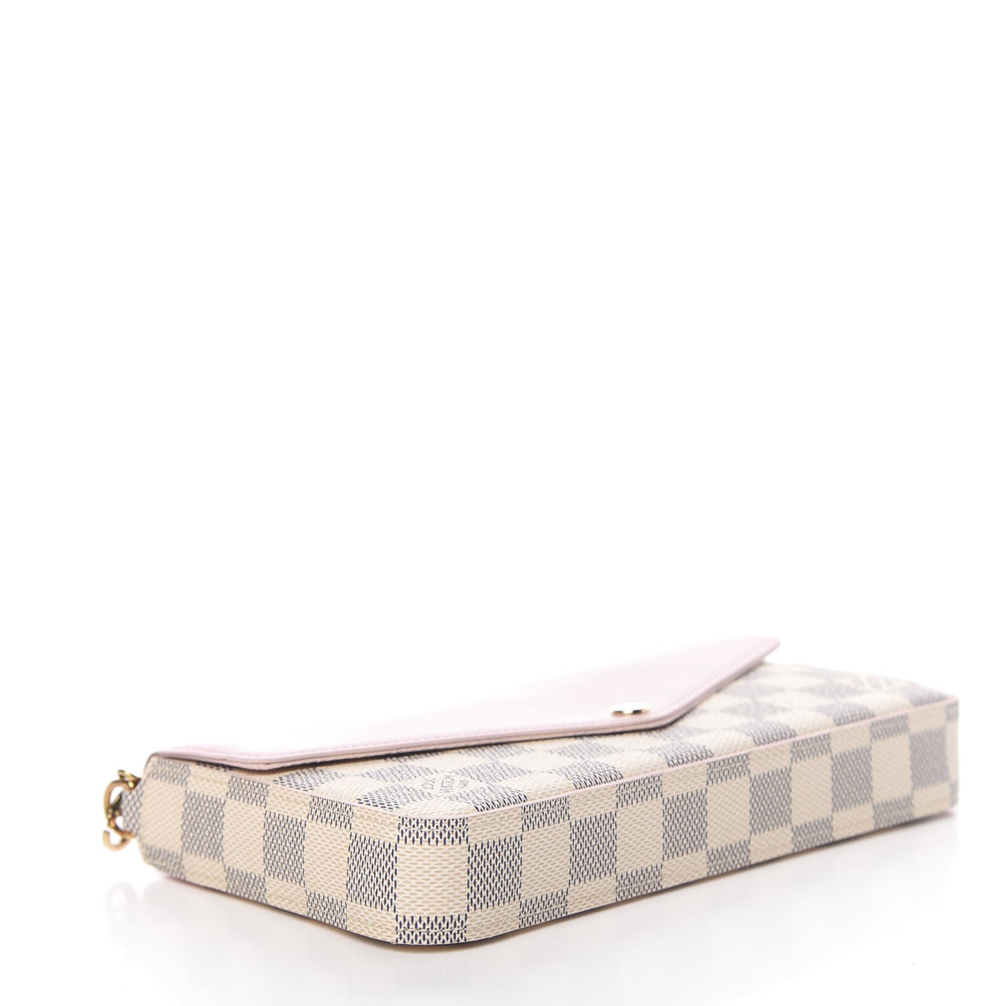 Damier Azur Calfskin Pochette Felicie Eau de Rose