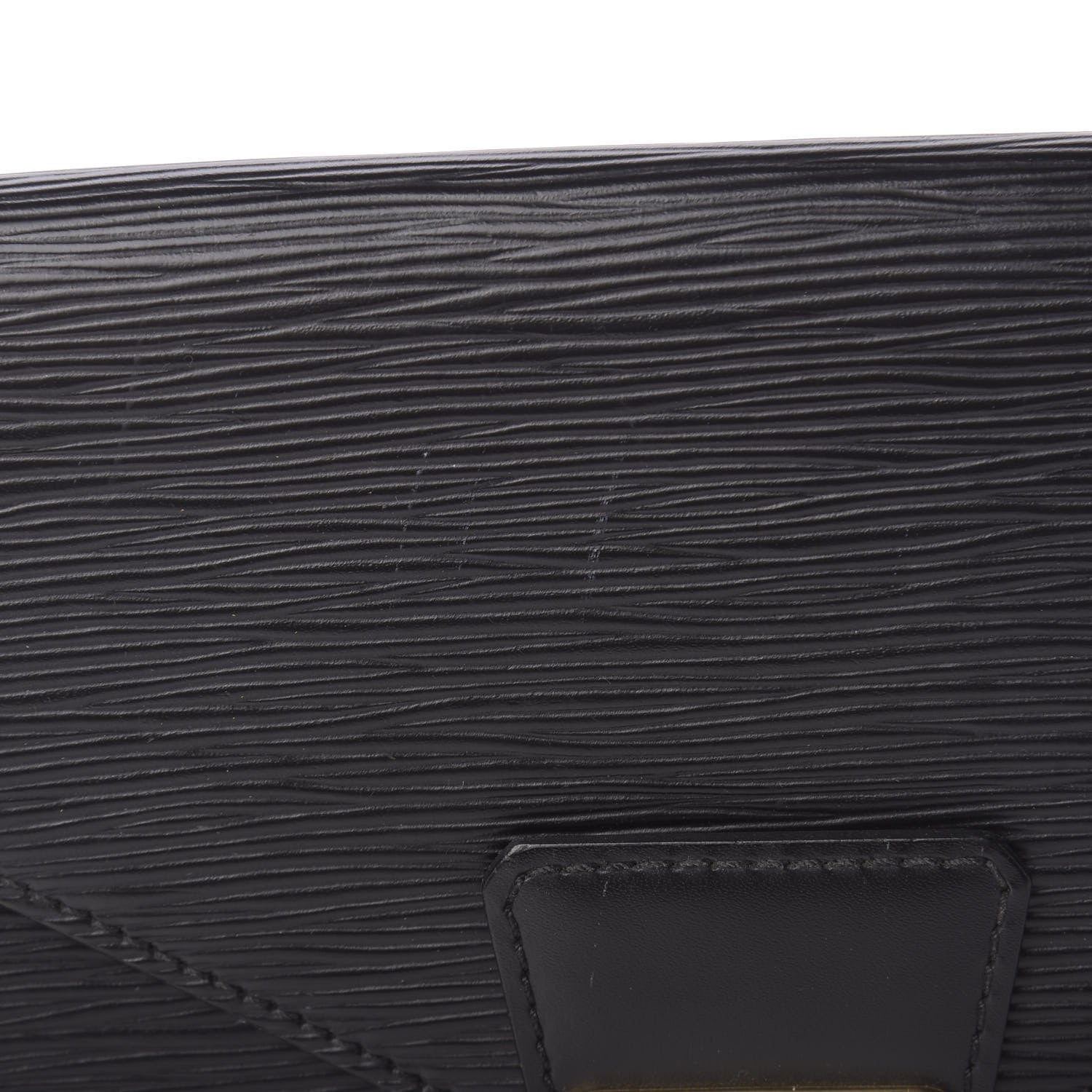 Louis Vuitton Epi Pochette Sellier Dragonne Clutch Black 11 of 11