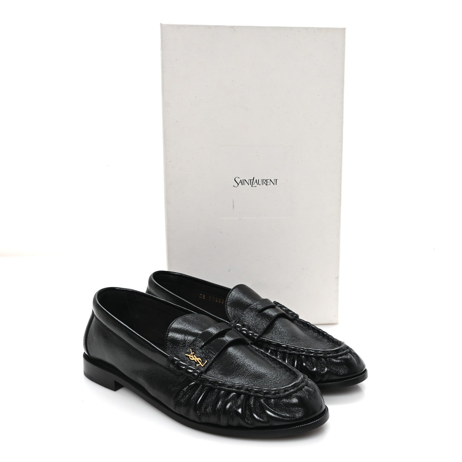 Saint Laurent Radiance Calfskin Le Loafer 15 Moccasin 40 Black 10 of 10