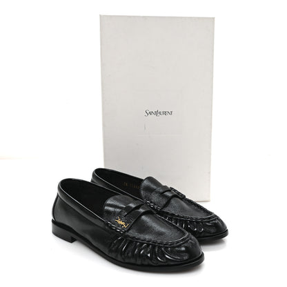 Saint Laurent Radiance Calfskin Le Loafer 15 Moccasin 40 Black 10 of 10