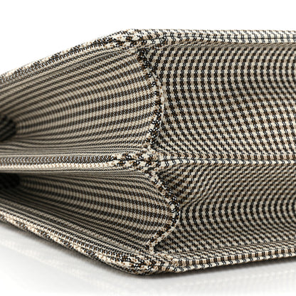 Fendi Wool Fabric Jacquard Cuoio Large Houndstooth FF 1974 Medium Peekaboo I SEE U Satchel Beige Tobacco Moro 12 of 12