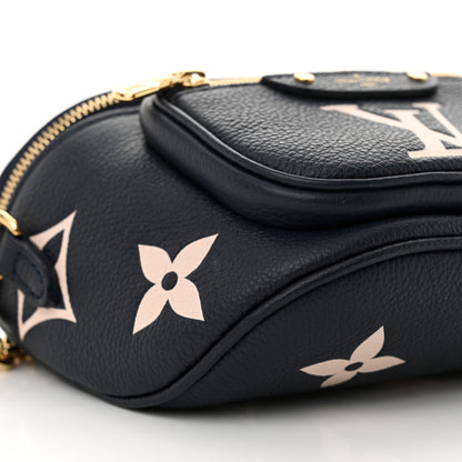 Louis Vuitton Empreinte Monogram Giant Mini By The Pool Bumbag Blue Beige 8 of 9