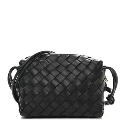 Bottega Veneta Nappa Intrecciato Mini Loop Camera Bag Black 1 of 8