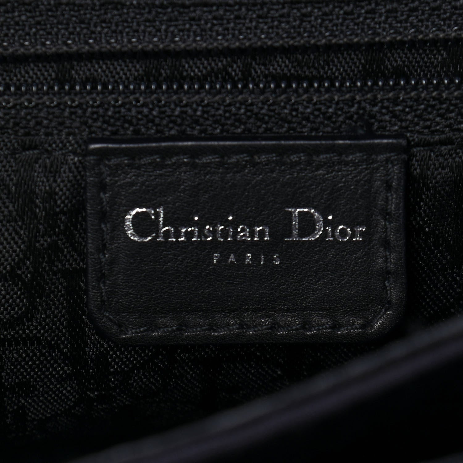 Christian Dior Silk Jersey Crystal Hardcore Clutch Black 6 of 12