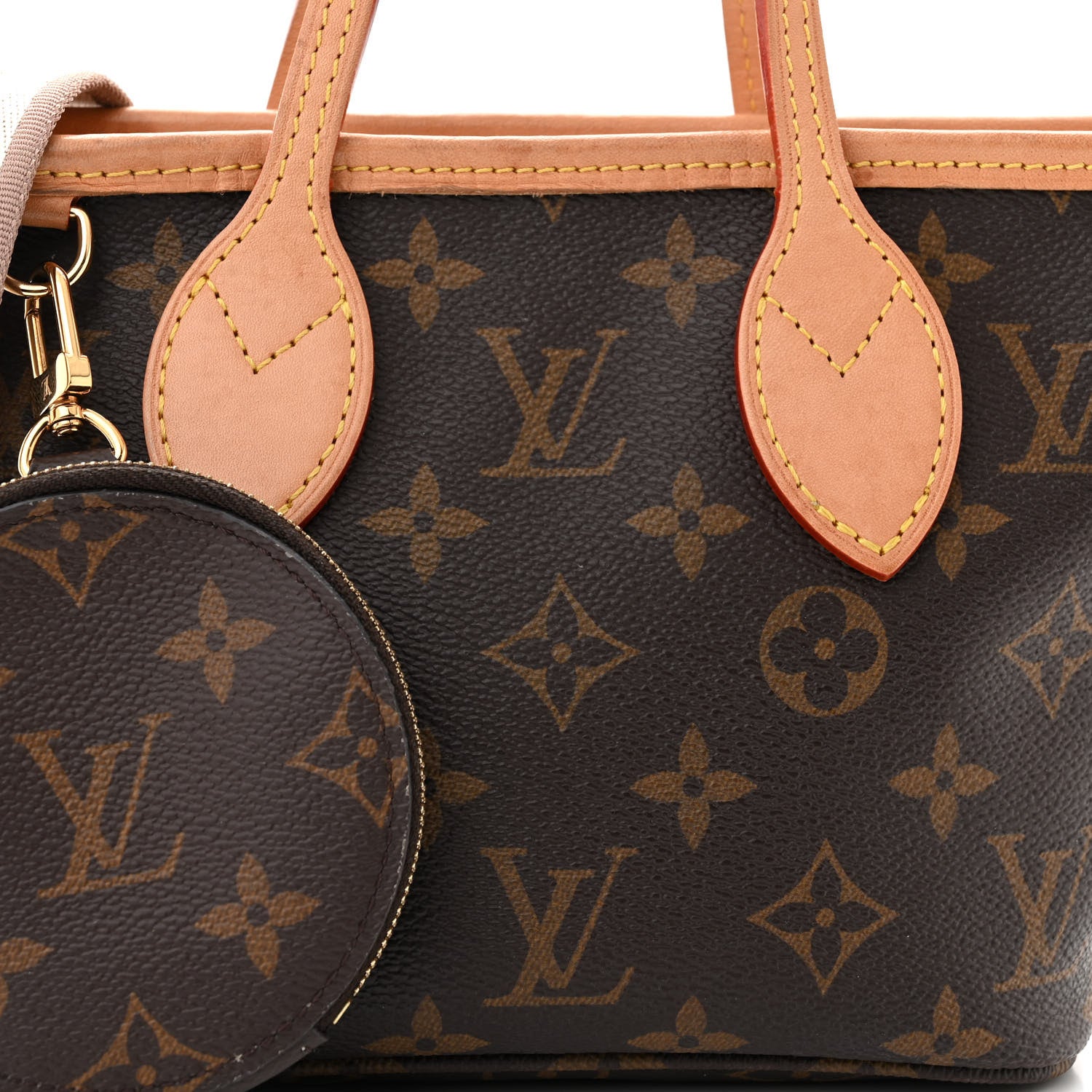 Louis Vuitton Monogram Neverfull BB Beige 10 of 13
